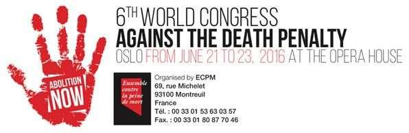 OSLO: AL VIA 6° CONGRESSO MONDIALE CONTRO LA PENA DI MORTE