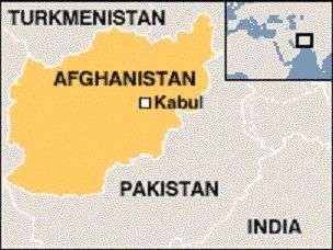 Afghanistan cartina