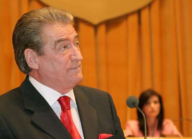 Il premier albanese Sali Berisha
