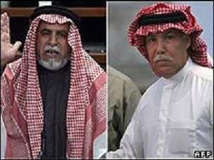 Da sinistra: Awad al-Bandar e Barzan al-Tikriti