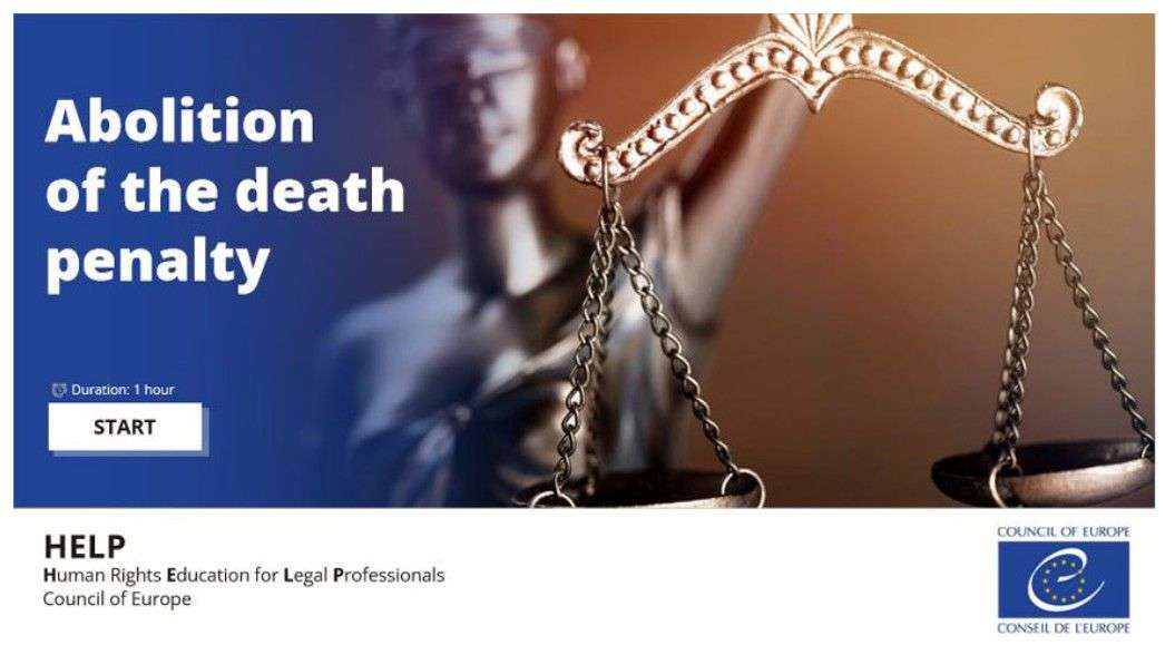 Consiglio d’Europa - Corso di formazione per avvocati e professionisti del diritto sulla pena di morte