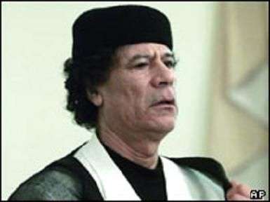 Il Colonnello Muammar Gheddafi