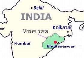 IndiaMapOrissa