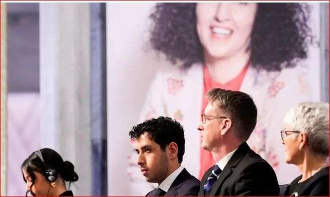 IRAN - In Norvegia i figli di Narges Mohammadi ritirano il Nobel al posto della madre, detenuta in Iran