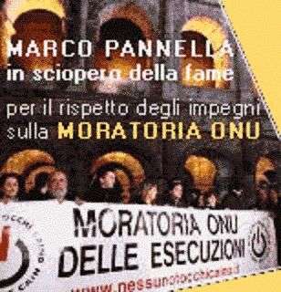 Italia Pannella sciopero fame moratoria