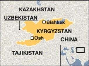 kirghizistan mappa