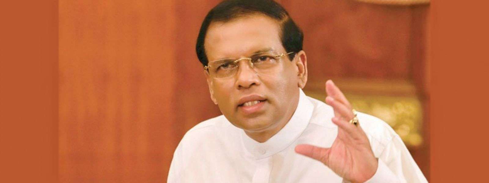 Il Presidente dello Sri Lanka Maithripala Sirisena