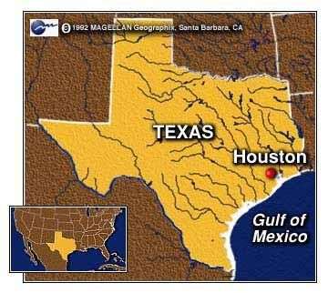 Texas Houston mappa