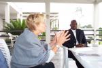 Joseph Kabila ed Emma Bonino si incontrano a Kinshasa, giugno 2003
