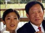 Wo Weihan con la figlia Ran Chen Wo Weihan con la figlia Ran Chen