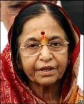 La presidente indiana Pratibha Patil