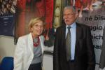 Emma Bonino e il Ministro dell'educazione e portavoce del governo tunisino di transizione, Taieb Baccouche