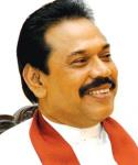 Il presidente Mahinda Rajapaksa