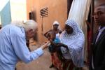 Pannella nel carcere femminile di Niamey Pannella nel carcere femminile di Niamey