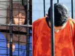 La donna di Al-Qaeda impiccata, Sajida al-Rishawi, e il pilota giordano Muath Al-Kaseasbeh La donna di Al-Qaeda impiccata, Sajida al-Rishawi, e il pilota giordano Muath Al-Kaseasbeh