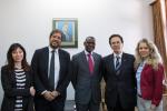 La delegazione di NtC con il ministro degli esteri del Malawi Kasaila