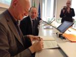D'Elia e Mascherin firmano il protocollo D'Elia e Mascherin firmano il protocollo
