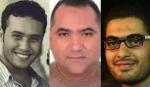 Da sinistra, Hindawi, Metwalli e Ghanem Da sinistra, Hindawi, Metwalli e Ghanem