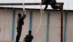 Preparazione di una impiccagione pubblica in Iran