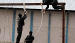 Preparazione di una impiccagione pubblica in Iran Preparazione di una impiccagione pubblica in Iran
