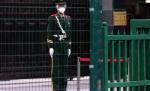 Una guardia di confine nordcoreana Una guardia di confine nordcoreana