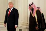 Donald Trump con il Principe saudita Mohammad Bin Salam