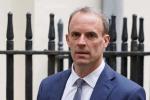 Il ministro degli esteri britannico Dominic Raab Il ministro degli esteri britannico Dominic Raab