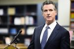 Il governatore della California Gavin Newsom Il governatore della California Gavin Newsom