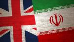 UK Iran Flags