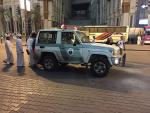 Un veicolo della polizia saudita Un veicolo della polizia saudita