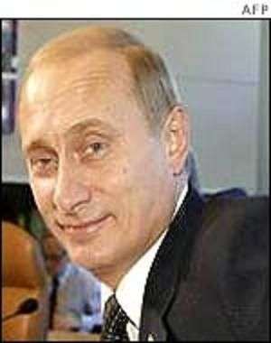 Il presidente russo Vladimir Putin