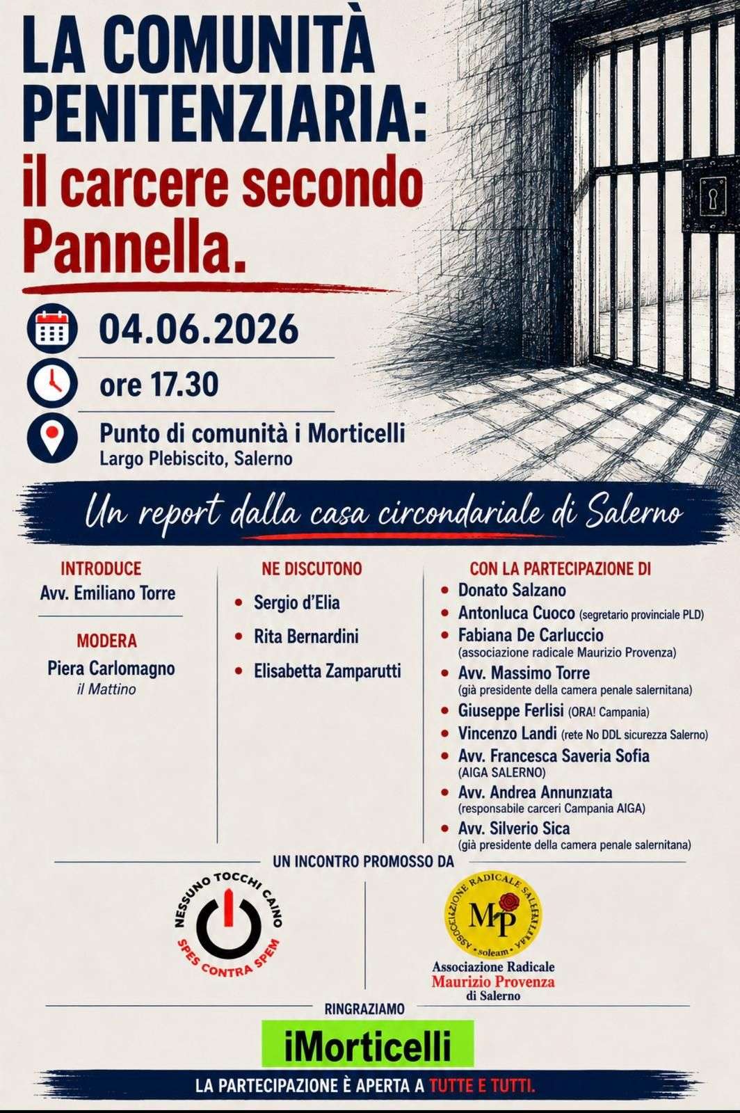LA COMUNITÀ PENITENZIARIA: IL CARCERE SECONDO PANNELLA